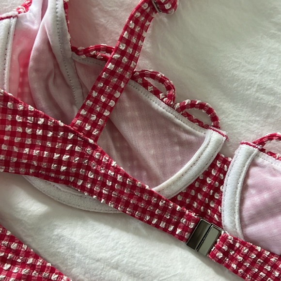 Rouje red and white gingham swimsuit - Picture 8 of 8